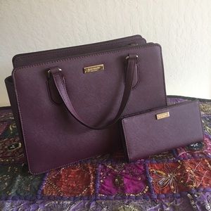 Kate Spade Laurel Way Reese bag and Stacy wallet